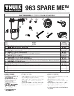 Предварительный просмотр 1 страницы Thule 963 SPARE ME Quick Start Manual