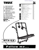 Thule 973-03 Instructions For Use Manual preview