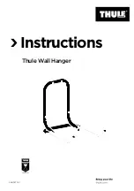 Preview for 1 page of Thule 977101 Instructions