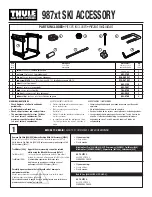 Preview for 1 page of Thule 987xt Installation Instructions Manual