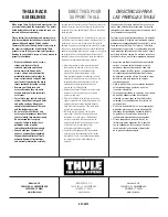 Preview for 7 page of Thule 987xt Installation Instructions Manual