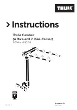 Preview for 1 page of Thule Camber 9056 Instructions Manual