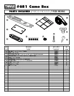 Предварительный просмотр 1 страницы Thule Camo Box 681 Installation Manual