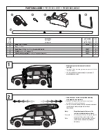 Preview for 2 page of Thule Cascade XT 676XT Installation Instructions Manual