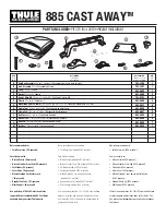 Предварительный просмотр 1 страницы Thule CAST AWAY 885 Installation Instructions Manual