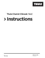 Предварительный просмотр 1 страницы Thule Chariot Chinook 1 Instructions Manual