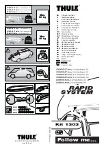 Thule CHEVROLET Aveo Fitting Instructions Manual preview