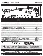 Thule CIRCUIT XT Manual preview