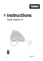 Предварительный просмотр 1 страницы Thule coaster xt Instructions Manual