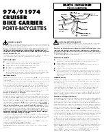 Preview for 1 page of Thule CRUISER 974/91974 User Manual