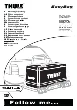 Thule EasyBag Fitting Instructions Manual preview