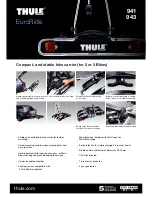 Предварительный просмотр 1 страницы Thule EuroRide 941 Manual