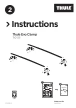 Предварительный просмотр 1 страницы Thule Evo Clamp 710501 Instructions Manual