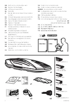 Предварительный просмотр 2 страницы Thule Excellence XT 611905 Instructions Manual