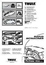 Thule Follow me RAPID INTRACKER Fitting Instructions Manual preview