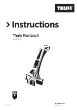 Предварительный просмотр 1 страницы Thule Footpack 953100 Instructions Manual