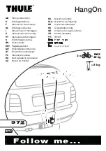 Предварительный просмотр 1 страницы Thule HangOn 972 Fitting Instructions Manual