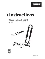 Thule Hull-a-Port XT Instructions Manual предпросмотр