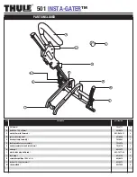 Thule INSTA-GATER 501 Installation Instructions preview