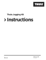 Thule Jogging Kit Instructions preview