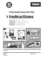 Thule Kit 1025 Instructions предпросмотр