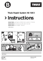 Thule Kit 1033 Instructions preview