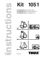 Preview for 1 page of Thule Kit 1051 Instructions Manual