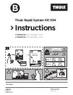 Thule Kit 1514 Instructions preview