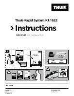 Preview for 1 page of Thule Kit 1622 Instructions