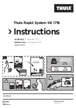 Thule Kit 1718 Instructions preview