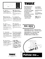 Preview for 1 page of Thule Kit 202 Fitting Instructions