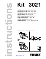 Thule Kit 3021 Instructions Manual preview