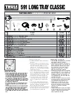 Thule Long Tray Classic 591 Installation Instructions Manual preview