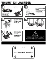 Thule Low Rider 821 Instruction Manual preview