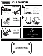 Предварительный просмотр 3 страницы Thule Low Rider 821 Instruction Manual