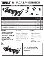 Preview for 1 page of Thule M.O.A.B. 691 Quick Start Manual