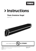 Thule Omnistor Instructions Manual предпросмотр