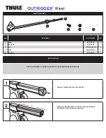 Предварительный просмотр 1 страницы Thule Outrigger II 847 Manual