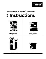 Thule Pack n Pedal Commuter Instructions Manual предпросмотр