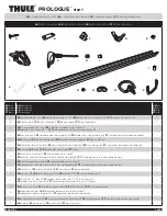 Thule PROLOGUE 516XT Quick Start Manual preview