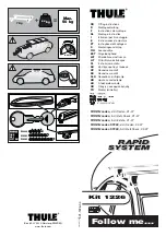 Preview for 1 page of Thule Rapid 1226 Fitting Instructions Manual