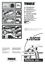 Предварительный просмотр 1 страницы Thule Rapid 1271 Fitting Instructions Manual