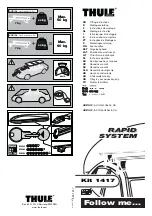 Thule Rapid 1417 Fitting Instructions Manual preview