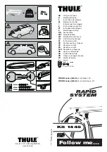 Preview for 1 page of Thule Rapid 1445 Fitting Instructions Manual