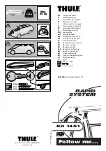 Thule Rapid 1451 Fitting Instructions Manual preview