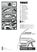 Thule Rapid Fixpoint XT 3001 Fitting Instructions Manual preview