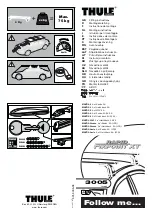 Предварительный просмотр 1 страницы Thule Rapid Fixpoint XT 3005 Fitting Instructions Manual