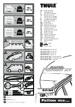 Thule Rapid Fixpoint XT 3034 Fitting Instructions Manual preview