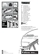 Preview for 1 page of Thule RAPID FIXPOINT XT 3081 Fitting Instructions Manual