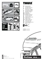 Thule Rapid Fixpoint XT 4002 Fitting Instructions Manual preview